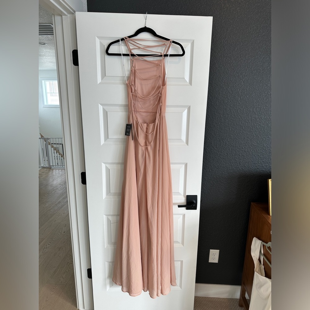 LuLus XS Blush Dress (Bridesmaid or Wedding Guest)